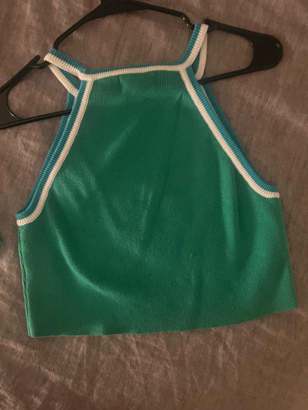 Lane 201 Green Two-Piece Tank and Skirt Set - Picture 3 of 5